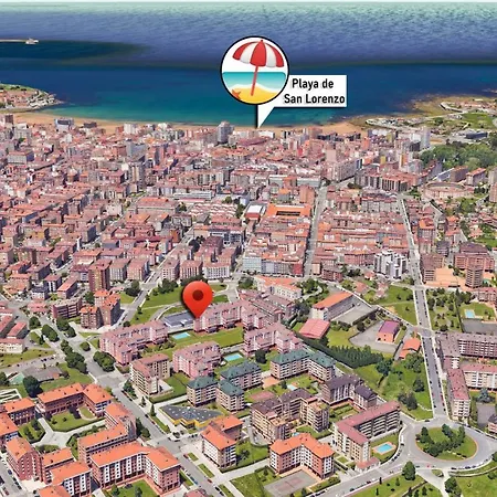 Apartamento Con Piscina Gijón